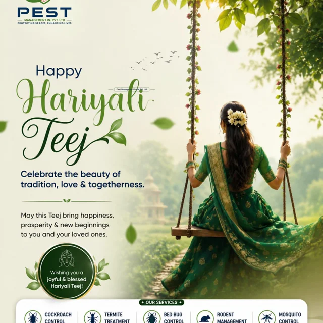 Happy Hariyali Teej — Pest Management India Instagram post