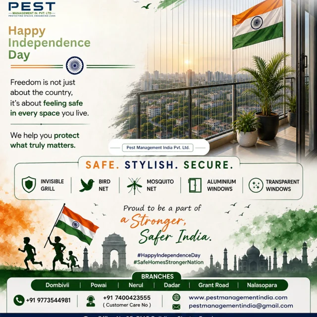 Happy Independence Day — Pest Management India Instagram post