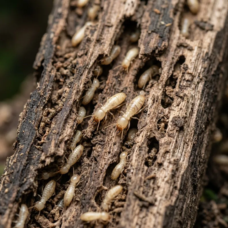 Termite treated by Pest Management India soil barrier treatment
